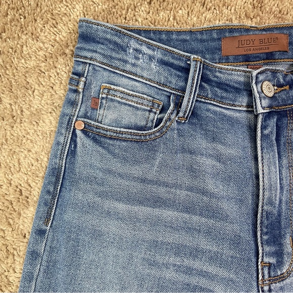 Judy Blue High Waist Wide Leg Jeans Women’s Stretch Denim Jean Pants Size 3/26 - Picture 5 of 15